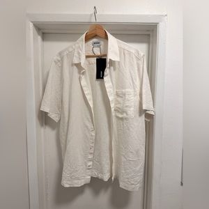 Weekday White Linen Shirt. Brand new. Men’s Medium